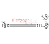 METZGER 4111584 Flexible de frein