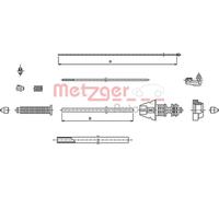 METZGER 493.1 Câble d'accélérateur