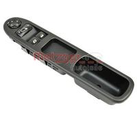 METZGER Bouton de lève-vitre 0916410 convient pour PEUGEOT 207 (WA, WC)