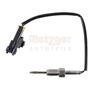 METZGER Sonde Température Gaz d’Échappement 08941099, 2 Broches, Oval