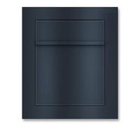 Metzler boîte aux Lettres encastrable Moderne en Anthracite RAL 7016 - Boîte Murale encastrée, en Acier thermolaqué, Design Haut de Gamme