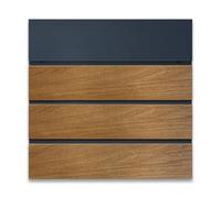 Metzler Boîte aux Lettres Gris Anthracite + Effet Bois Chêne | Anton