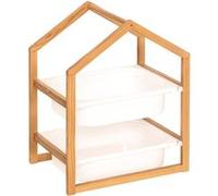 Meuble 2 bacs rangement enfant Bako Atmosphera Blanc G