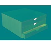 Meuble 3 Tiroirs 34.5x34x15.5 Cm Bois