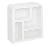 Atmosphera - Meuble 4 niches soleya Blanc 75x30cm