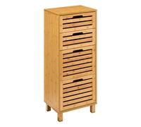 Meuble 4 tiroirs en bambou SICELA - Marron