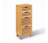 Meuble 4 tiroirs Sicela en bambou