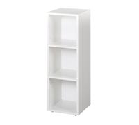 roba Étagère de Rangement à 3 Cases Compatible avec les Commodes à Langer - Étagère sur Pied pour Combler le Vide sous la table à Langer - Bois Laqué Blanc