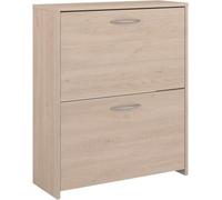 Meuble a chaussures 2 abattants - EASY LIFE - Chene - 66,5 x 78,5 x 25,1 - PARISOT