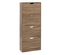 Meuble à chaussures 4 tiroirs ""Mix N' Modul"" effet chêne naturel - 5 five simply smart