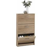 Meuble à Chaussures 6 Paires "Tazen" 104cm Naturel