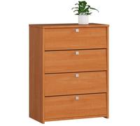 AKORD Meuble Chaussure pour Entree | Meuble a Chaussures avec 4 Etagères | L60 x H80 x P33 cm Poids 29 kg | Armoire Placard Etagere Rangement | Commode a Chaussre