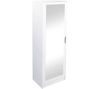 Meuble à Chaussures avec Miroir Lilo 189cm Blanc