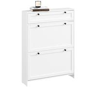 Sobuy meuble à chaussures avec un tiroir blanc moderne fsr207-w