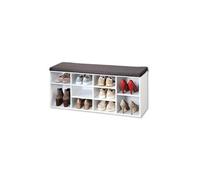 Meuble à chaussures d'intérieur - Banc avec coussin pour l'entrée