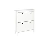 - Meuble à chaussures Elisabeth avec 2 portes - Blanc