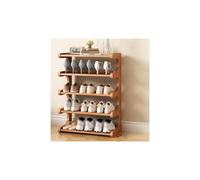 Meuble à chaussures en bambou à 3 niveaux - Étagère de rangement moderne et étroite - Économie d'espace - Porte-chaussures écologique pour la maison pour une niisation efficace