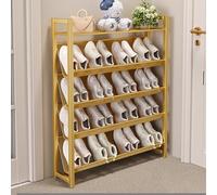 Meuble à chaussures en rotin à plusieurs niveaux - Étagère à chaussures inclinée pour espaces étroits, étagère laminaire de précision pour placard, couloir, entrée et dortoir