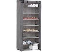 IDIMEX Meuble à Chaussures en Tissu Tamara 8 tablettes