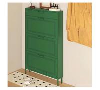 Meuble à chaussures fin avec 3 tiroirs rabattables, solution de rangement pour chaussures peu encombrante pour couloir, entrée et placard - Design moderne et solution de rangement élégante