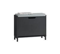Meuble à Chaussures FSR151-K-SCH SoBuy - avec 1 Abattants et 1 Coussin - Noir - L60xP24xH52 cm