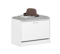 FSR16-HG Banc Armoire à Chaussures 1 abattant avec Coussin Meuble d'entrée Coffre