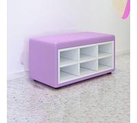 Meuble à chaussures, groupe de canapés for l'aire de repos de la salle de danse des jardins d'enfants et des installations de formation de la salle d'activités du musée des sciences(80x40x40cm)