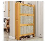 Meuble à chaussures moderne et fin, solution de rangement autonome pour entrée, couloir, chambre à coucher, salon avec portes