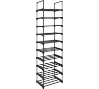 Meuble à chaussures noir modulable 174 cm LOFT