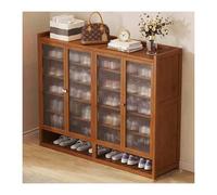 Meuble à chaussures - Placard de rangement peu encombrant pour les couloirs, les salons et les chambres - Grande capacité de rangement anti-poussière pour un rangement facile et une réduction de