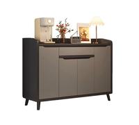 Meuble à Chaussures pour Entrée, Meuble de Rangement pour Chaussures avec Porte et Tiroir, Organisateur de Chaussures Robuste en Bois Massif avec Grand Espace de Rangement(Gray,55.1in/140cm)