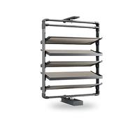 Meuble à chaussures rotatif - Solution de rangement rotative peu encombrante avec portes pour ranger vos chaussures cachées - Idéal pour l'entrée