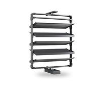 Meuble à chaussures rotatif - Solution de rangement rotative peu encombrante avec portes pour ranger vos chaussures cachées - Idéal pour l'entrée