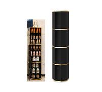Meuble à chaussures vertical rotatif à 360° pour entrée, chambre à coucher et couloir, élégant et peu encombrant, 12 couches de diamètre 43 cm, parfait pour collection de chaussures