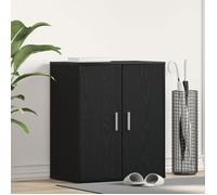 Meuble a chaussures Vidaxl - 862682 - Armoire à Chaussures en chêne Noir 60x35x70 cm en Bois d'ingénierie