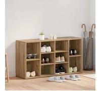 vidaXL Meuble à chaussures – Banc chêne artisanal 103 x 30 x 54,5 cm