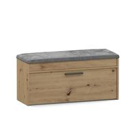 Meuble à Chaussures - VIVALDI - Kalpa - Chêne Artisan - 100 cm - 2 Portes