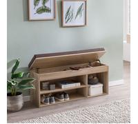 Meuble à chaussures - WOHNLING - Sonoma - 2 portes - 12 paires - 104 x 51 x 32 cm