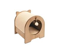 VESPER Meuble a griffer Minou - 36 x 36,5 x 40,5 cm - Marron clair - Pour chat