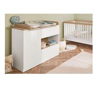 Meuble à langer Linje large - PINOLINO - Beige - Bois