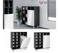 Meuble à linge Vicco Fynn, meuble de salle de bains avec panier à linge, meuble