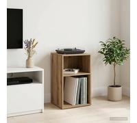 vidaXL Meuble à vinyles Chêne Sonoma 38 x 33 x 61 cm Bois d'ingénierie