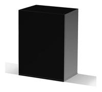 Meuble aquarium - CIANO - Emotions Pro - 1 porte - Noir - 61 x 40 x 83 cm