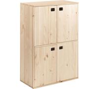 Meuble Astigarraga Dinamic4 4 portes pin naturel 105,4 x70,8 x 33 cm