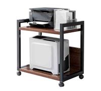 Meuble Audio Meuble de Rangement multimédia pour Composants, Support multimédia AV 2/3 Niveaux, Support vidéo, Rangement pour Composants stéréo de Divertissement, lecteurs DVD, Consoles de j