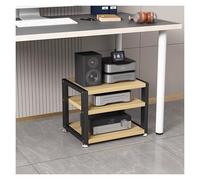 Meuble Audio Visuel Supports pour Racks, Petit récepteur stéréo, Meuble de Rangement pour Console de Jeux, Meuble de Divertissement Multifonctionnel, Haut-Parleur, Lecteur CD, Platine Vinyle