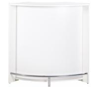 Meuble Bar Comptoir Cuisine Blanc 107 cm - Blanc - L 106.9 x l 53.3 x H 104.8 cm