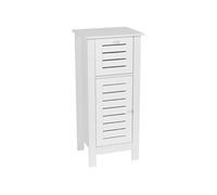 Meuble bas 1 porte 1 tiroir blanc Santorin