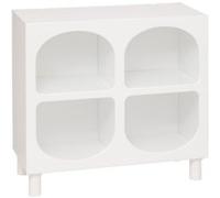 Atmosphera – Étagère 4 compartiments Tara – 76 x 70 x 32 cm – Blanc