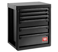 Meuble bas 6 tiroirs - noir - RWS2 - FACOM - RWS2-MBS6TBS